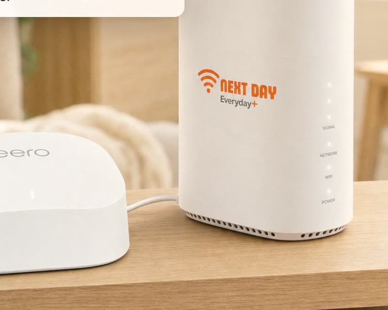 Connect the eero setup